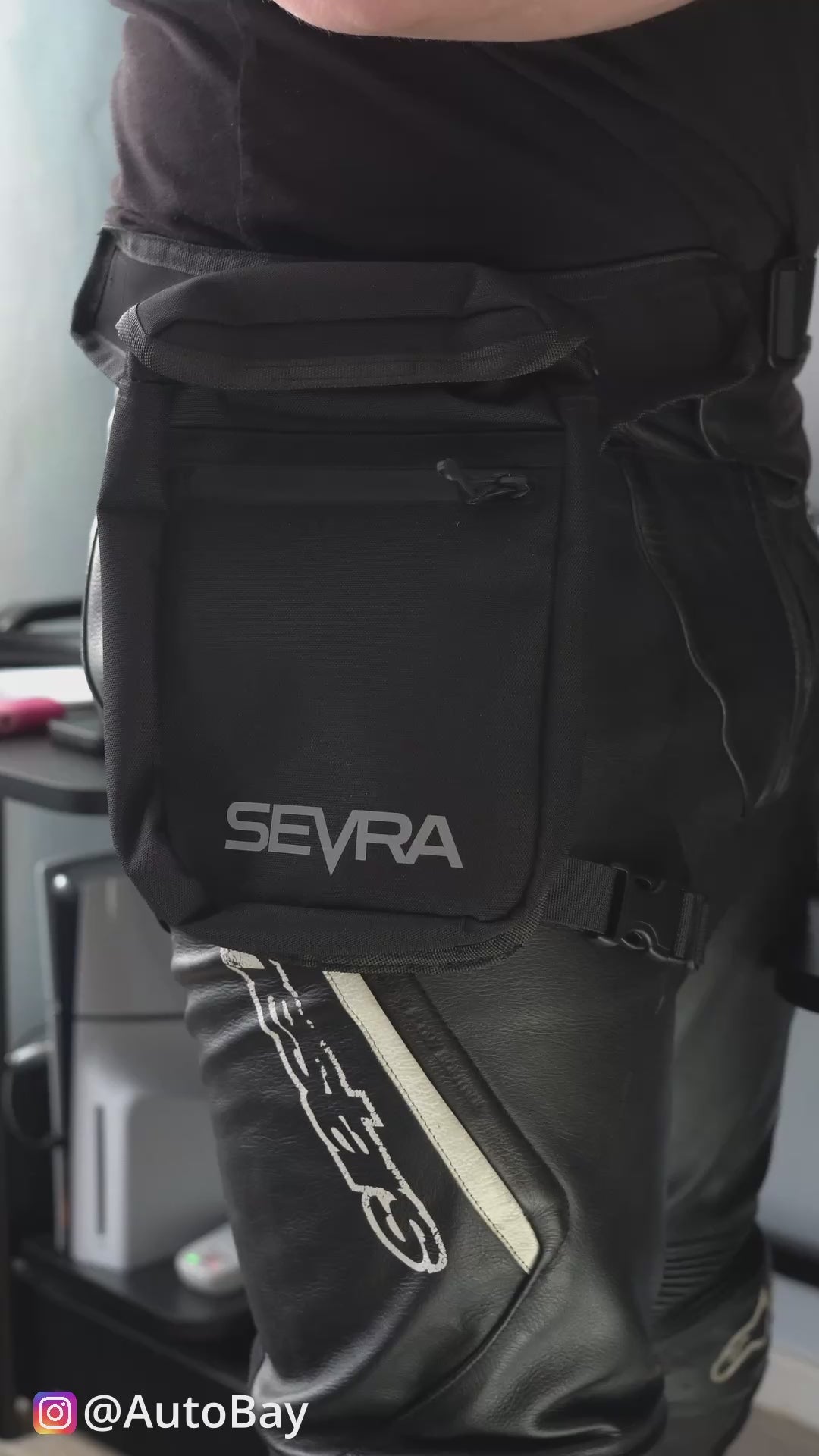 Load video: Unboxing of the SEVRA RipLok Leg Bag